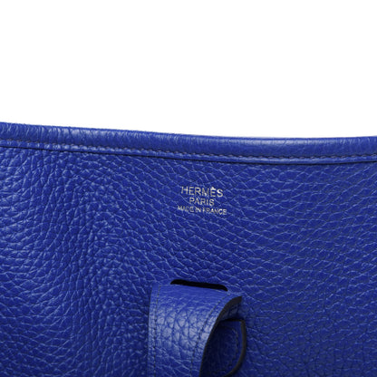Hermes Amazone Evelyne III PM Bleu Electrique Black 6 of 10