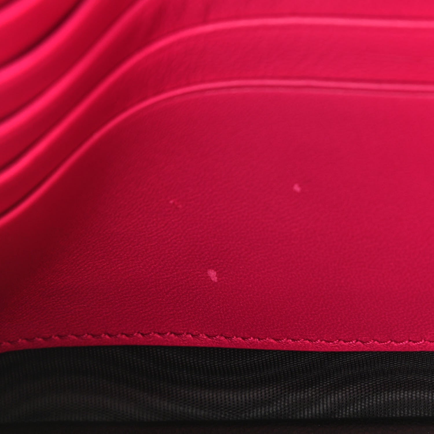 Saint Laurent Patent Calfskin Monogram Kate Wallet On Chain Fresh Fuxia 11 of 11