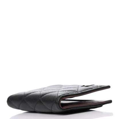 Chanel Caviar Quilted Card Holder Wallet Black 3 of 4