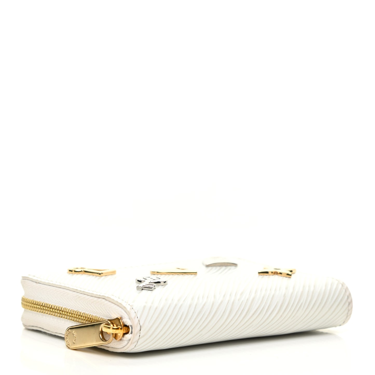 Epi Love Lock Zippy Coin Purse White