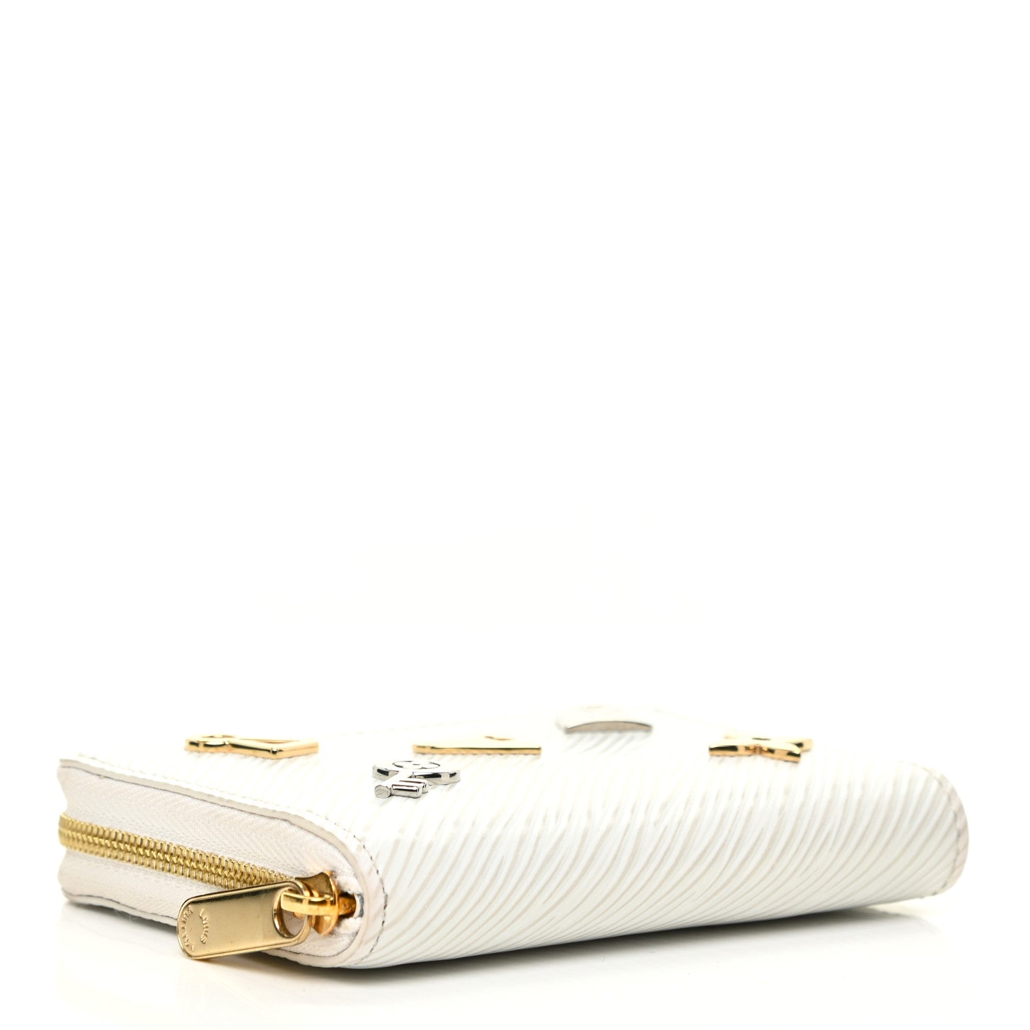 Louis Vuitton Epi Love Lock Zippy Coin Purse White 4 of 16