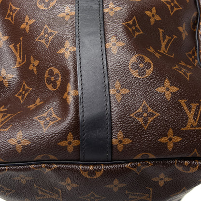 Louis Vuitton Monogram Macassar Keepall Bandouliere 55 13 of 15