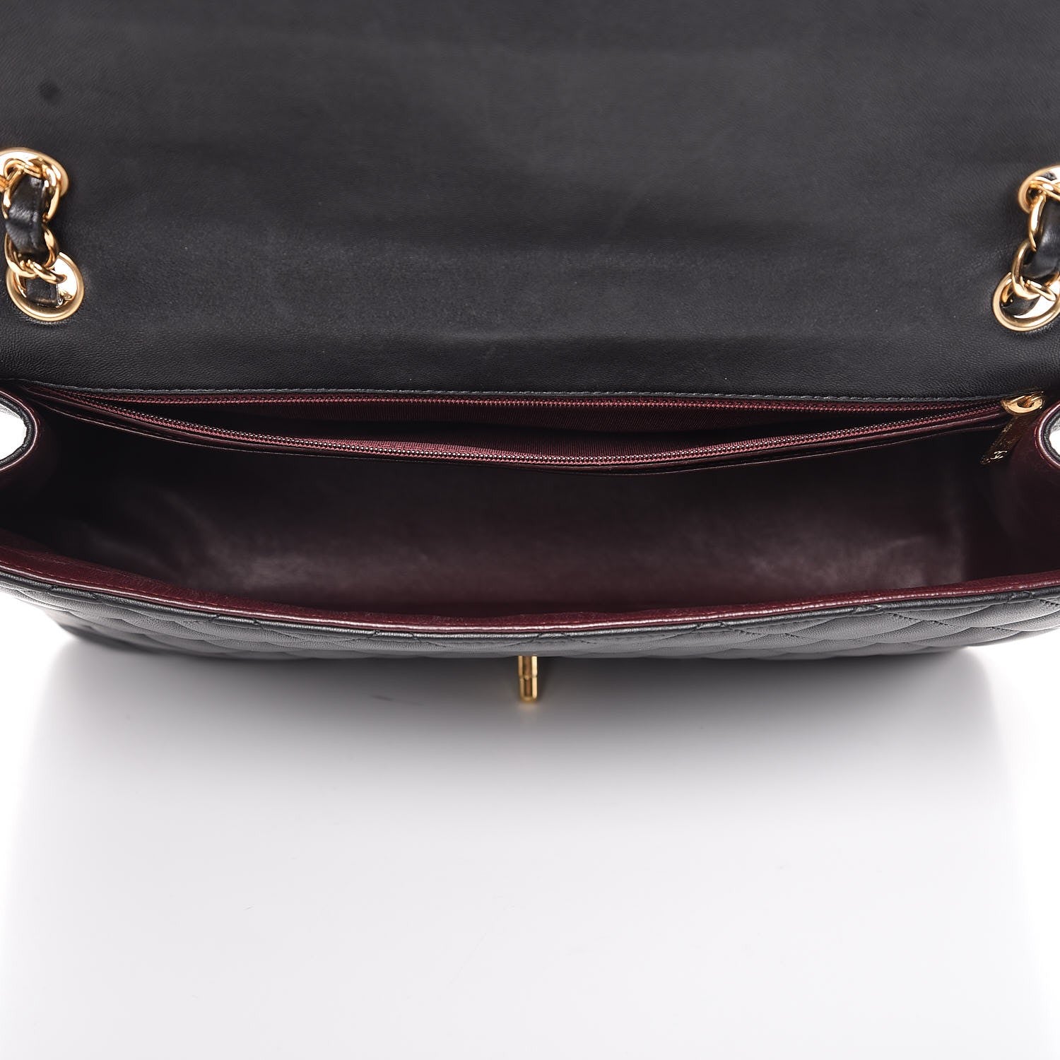 Chanel Lambskin Quilted Maxi Single Flap Black 5 of 8