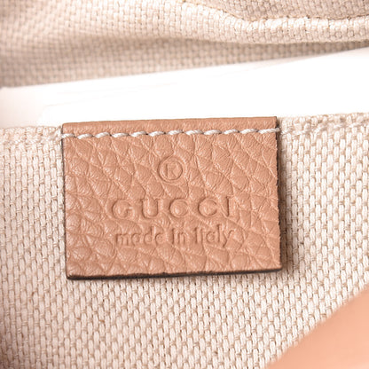 Gucci Pebbled Calfskin Small Soho Disco Bag Camelia 6 of 12