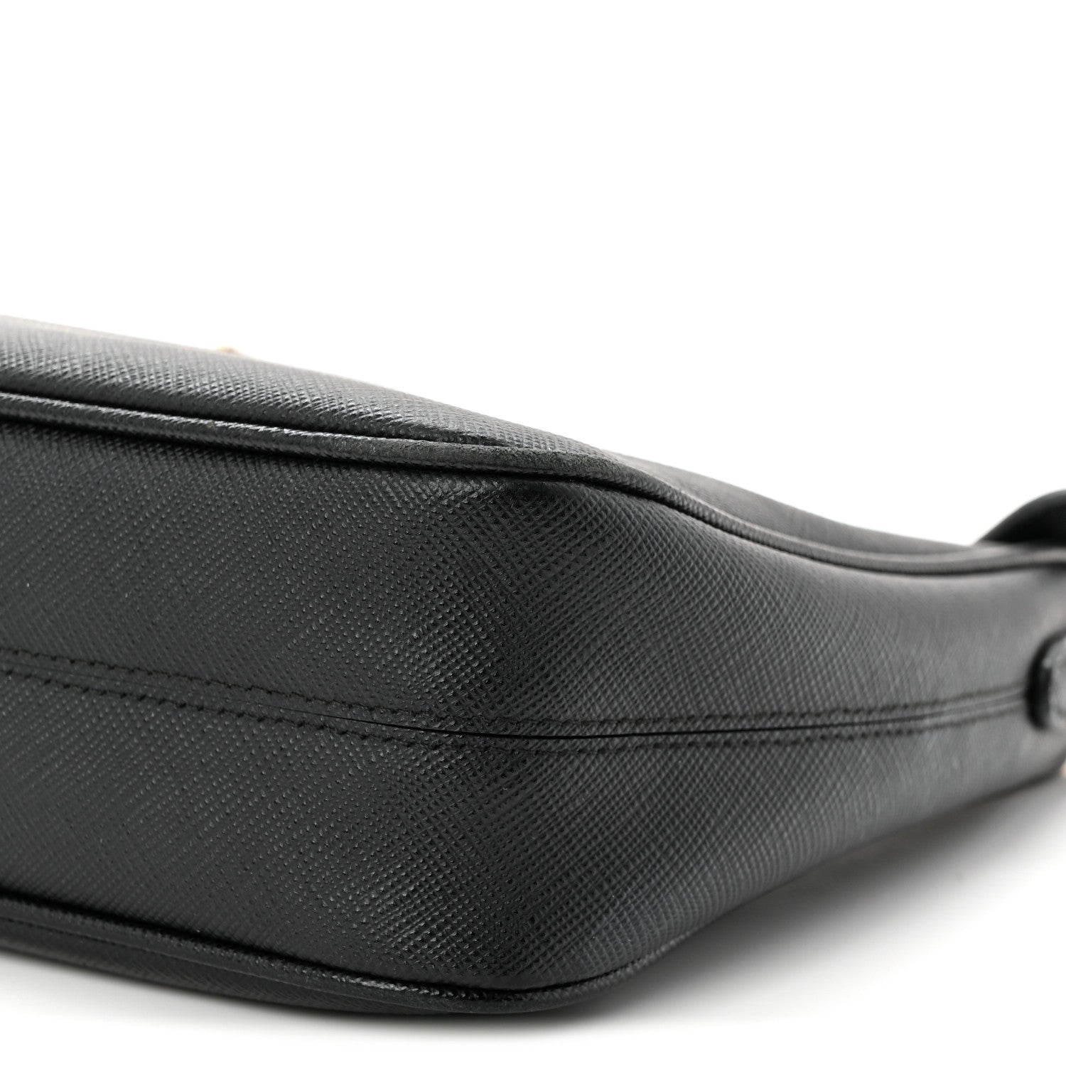 Prada Saffiano Lux Re-Edition 2005 Shoulder Bag Black 11 of 11
