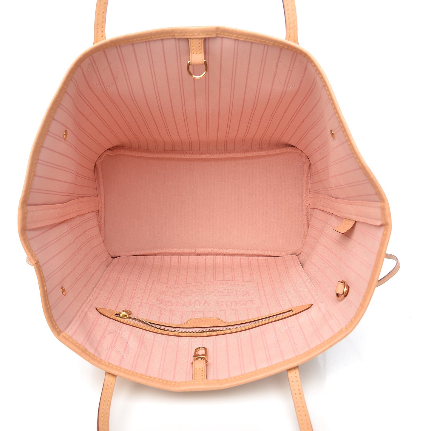 Damier Azur Neo Neverfull MM Rose Ballerine