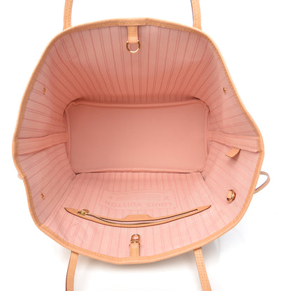 Louis Vuitton Damier Azur Neo Neverfull MM Rose Ballerine 5 of 11