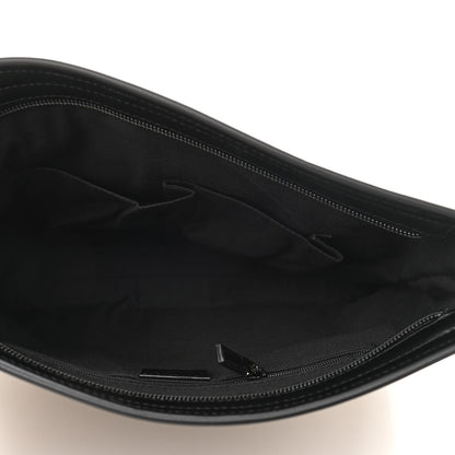 Gucci GG Monogram Web Flat Messenger Bag Black 6 of 11