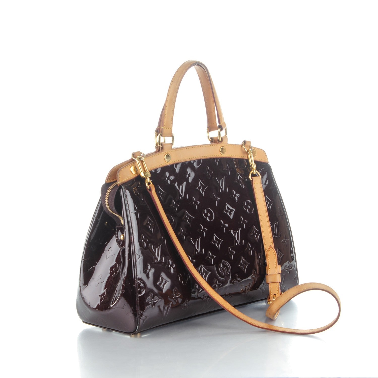 Louis Vuitton Vernis Brea MM Amarante 3 of 7