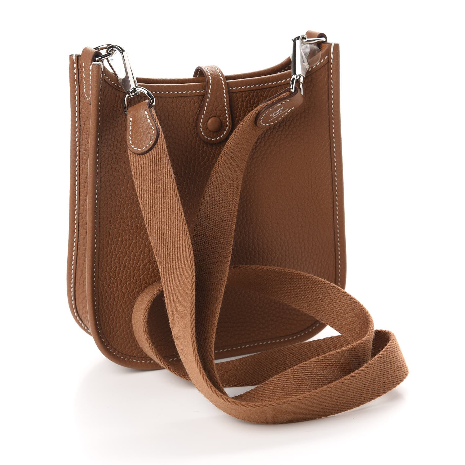 Hermes Taurillon Clemence Evelyne TPM Gold 3 of 11