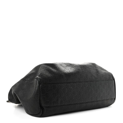 Gucci Guccissima Large Sukey Tote Black 4 of 11