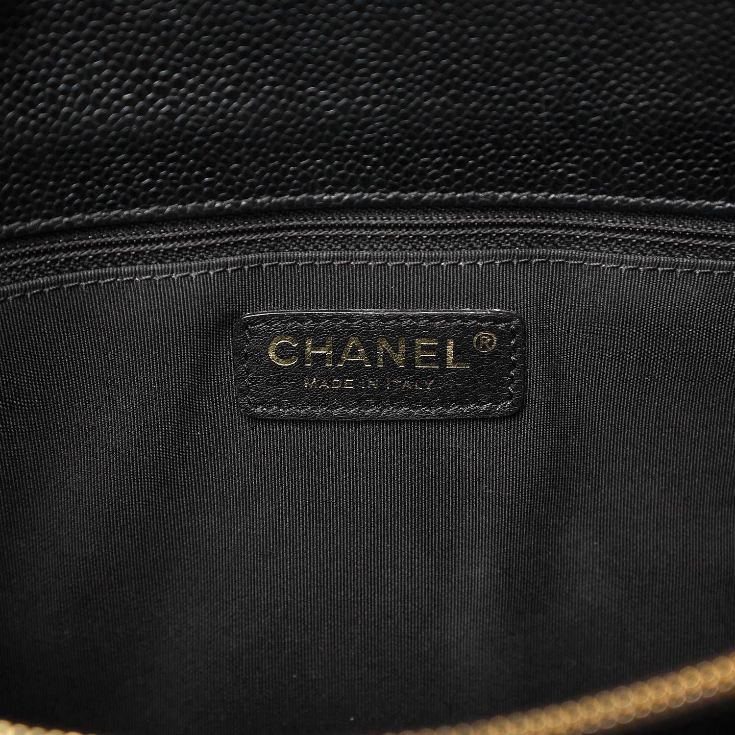 Chanel Caviar Quilted Grand Shopping Tote GST Black 6 of 13