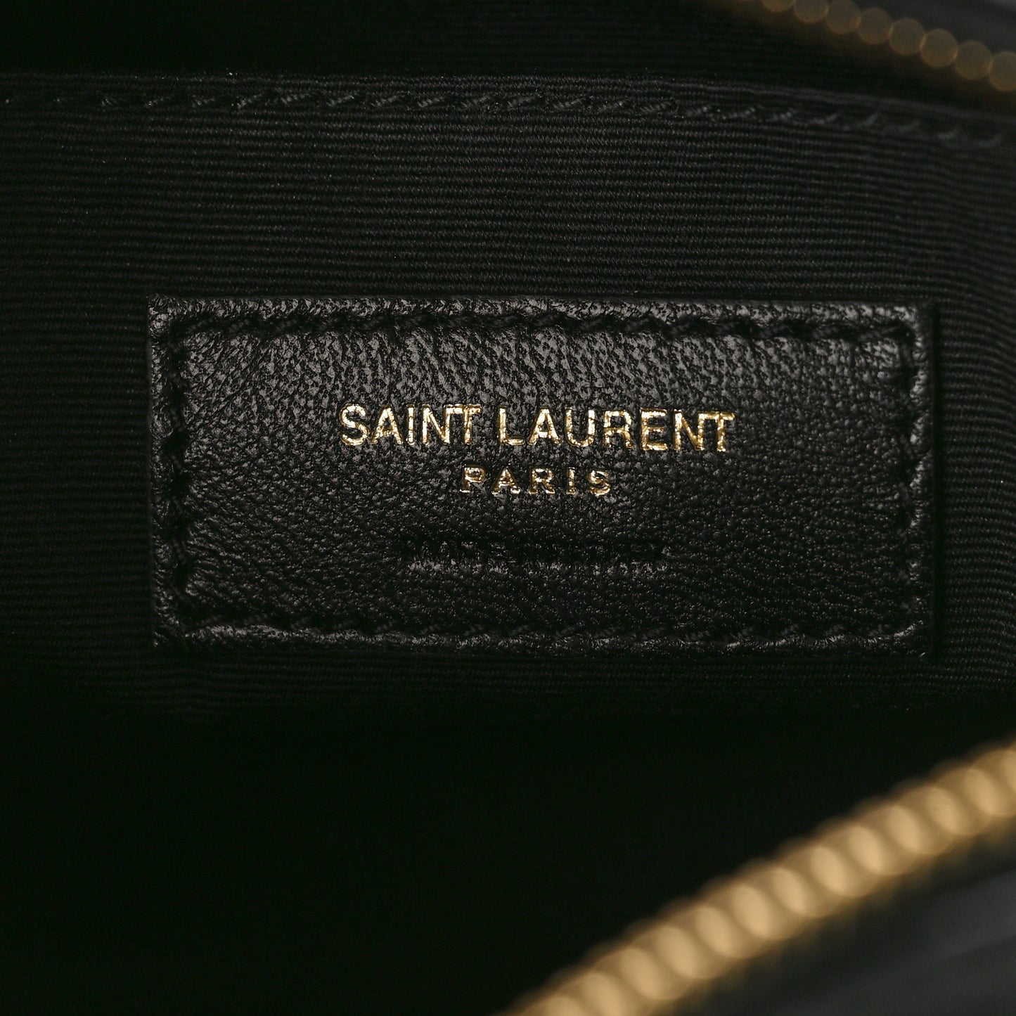 Calfskin Matelasse Monogram Lou Belt Bag Black