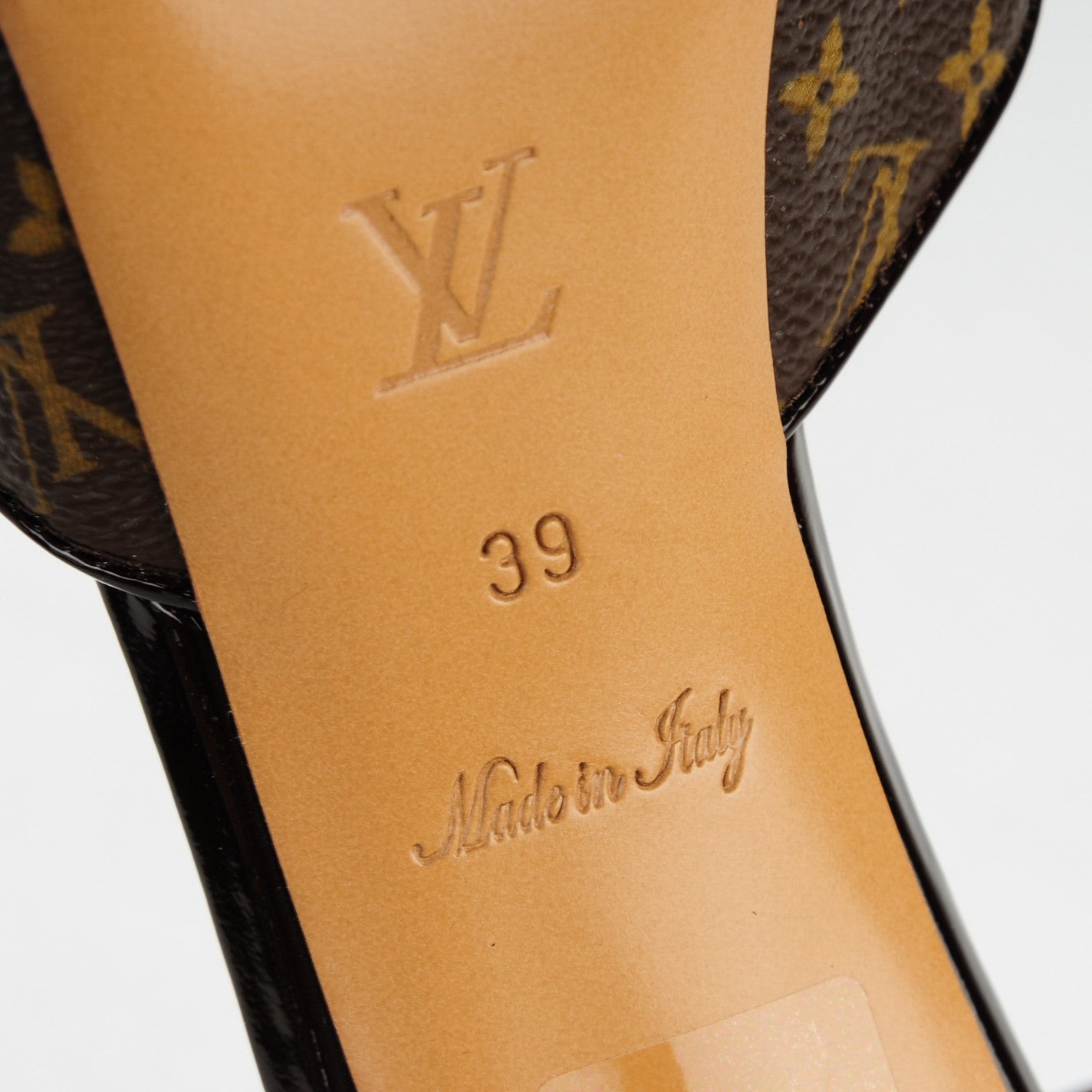 Monogram Malibu Slide Mules 39