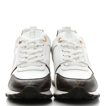 Louis Vuitton Calfskin Monogram Run Away Sneakers 39 White 2 of 9