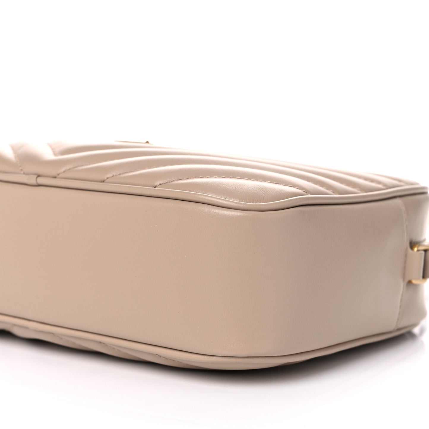 Calfskin Matelasse Monogram Lou Camera Bag Dark Beige