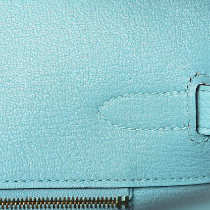 Hermes Togo Birkin 35 Bleu Atoll 18 of 48