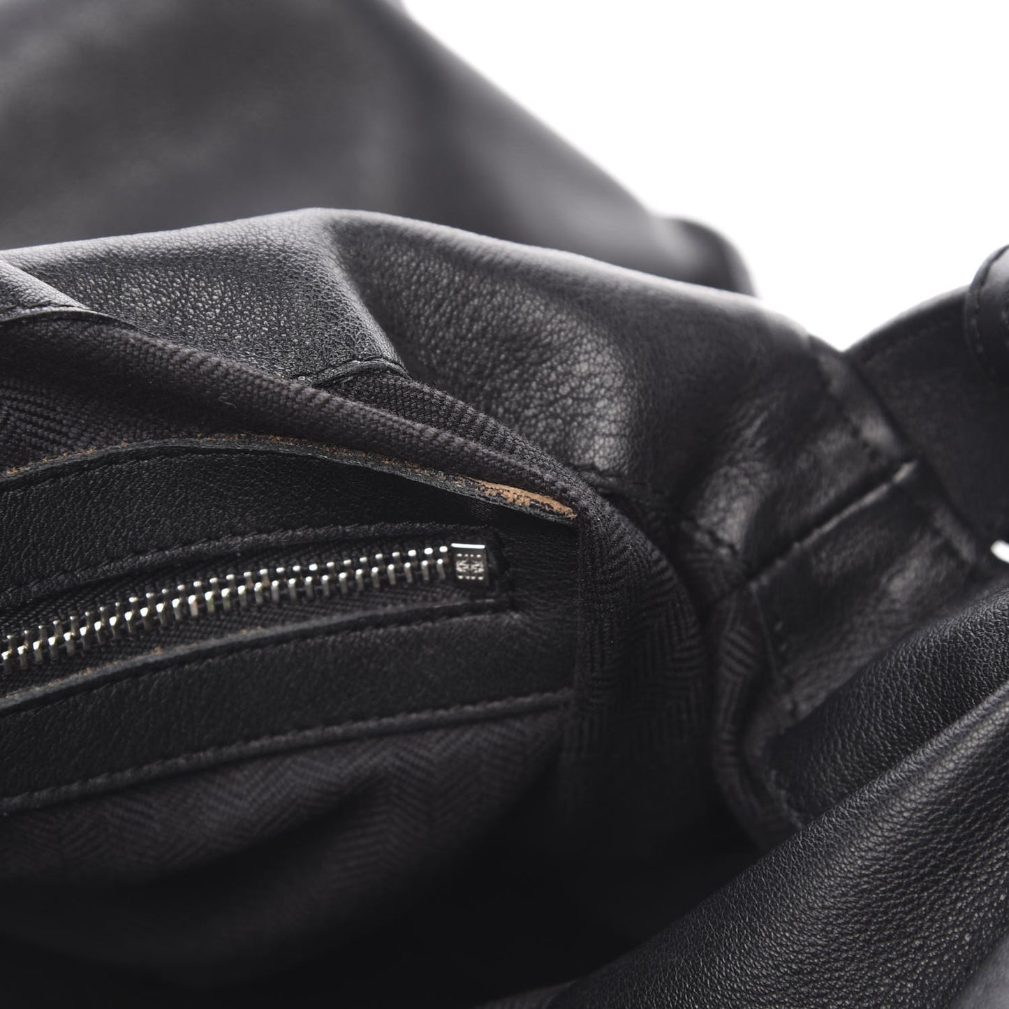 Calfskin Flamenco Knot Bag Black