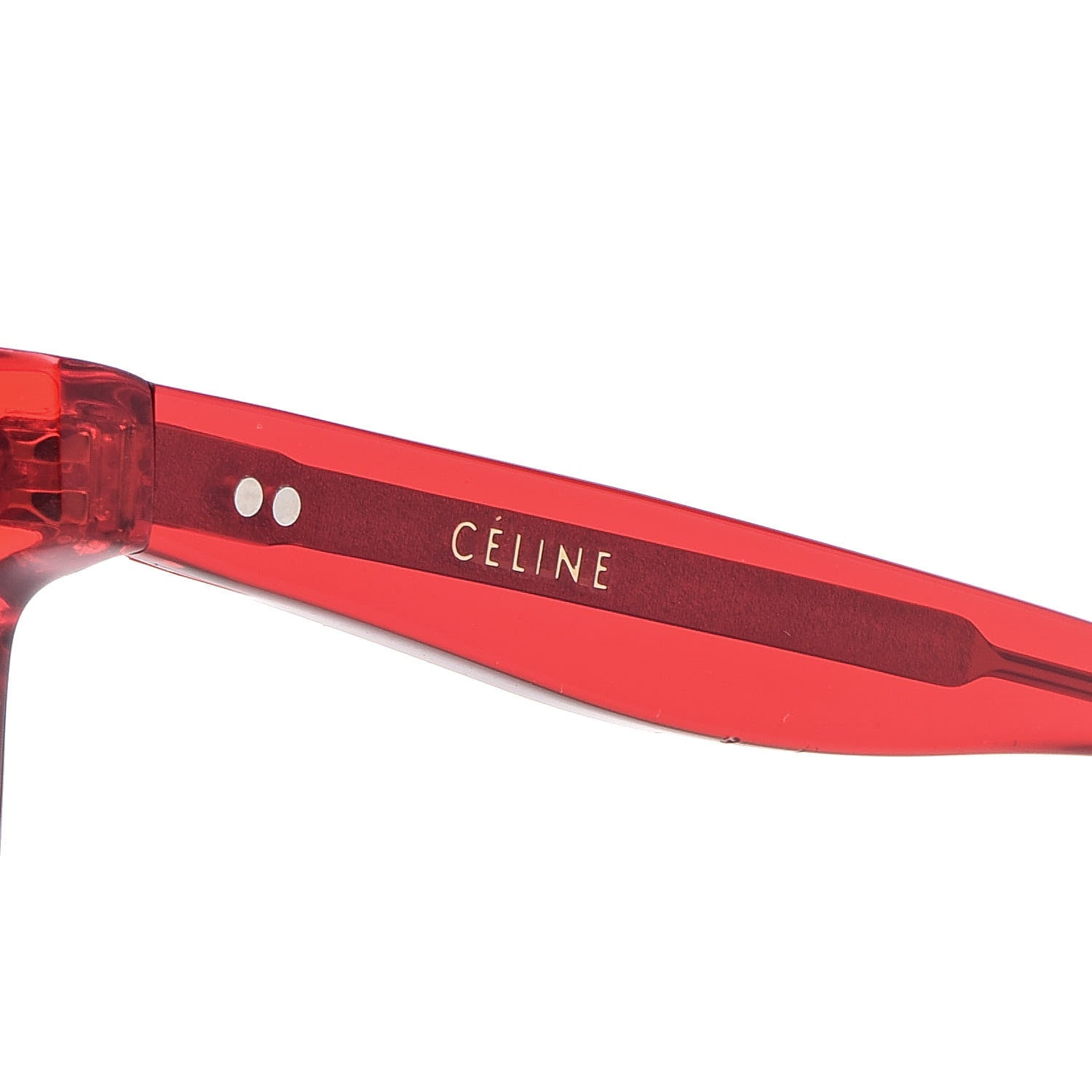 Celine Acetate CL40022F Sunglasses Red 7 of 7