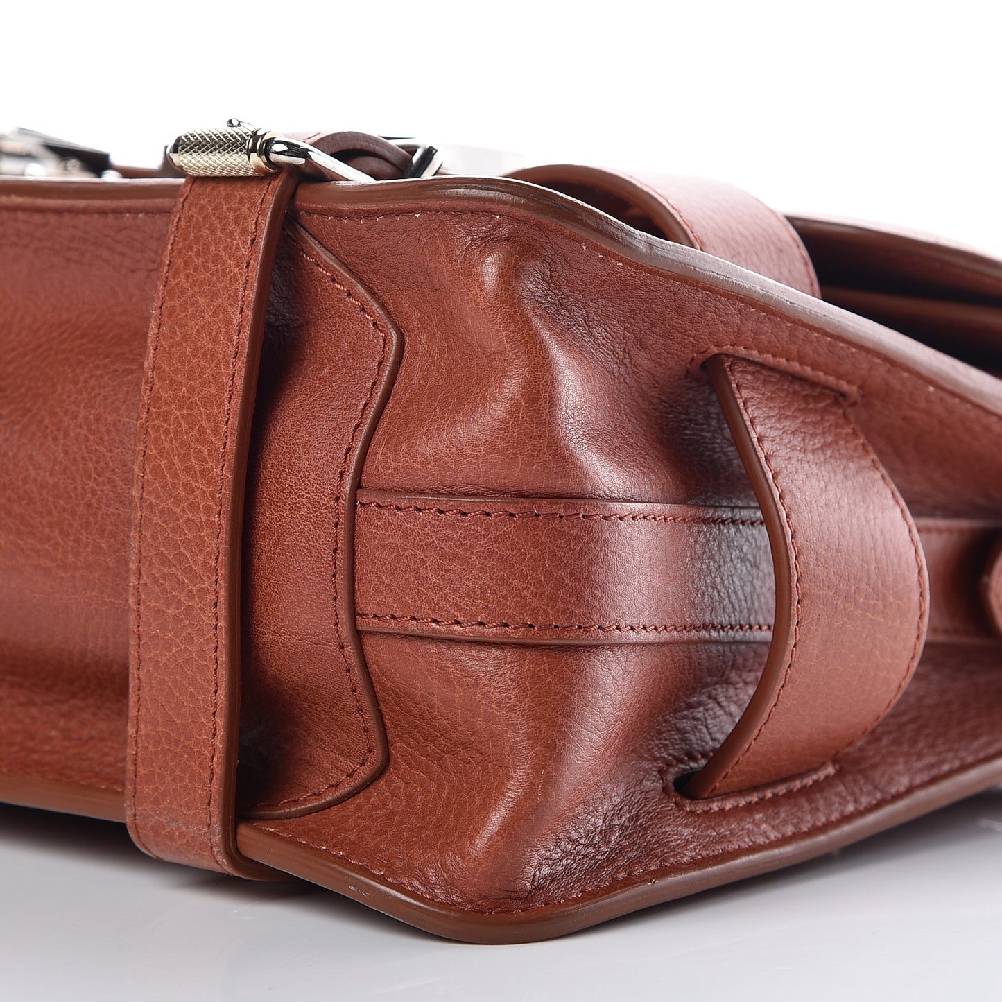Calfskin PS11 Classic Shoulder Bag Saddle