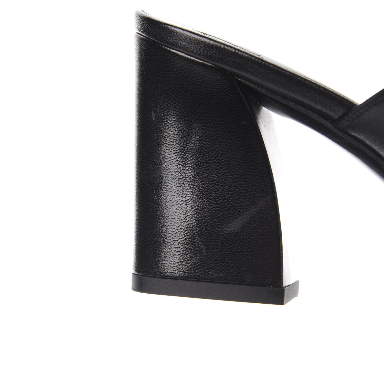 Gucci Malaga Kid Horsebit Princetown Mid Heel Mules 38 Black 9 of 9