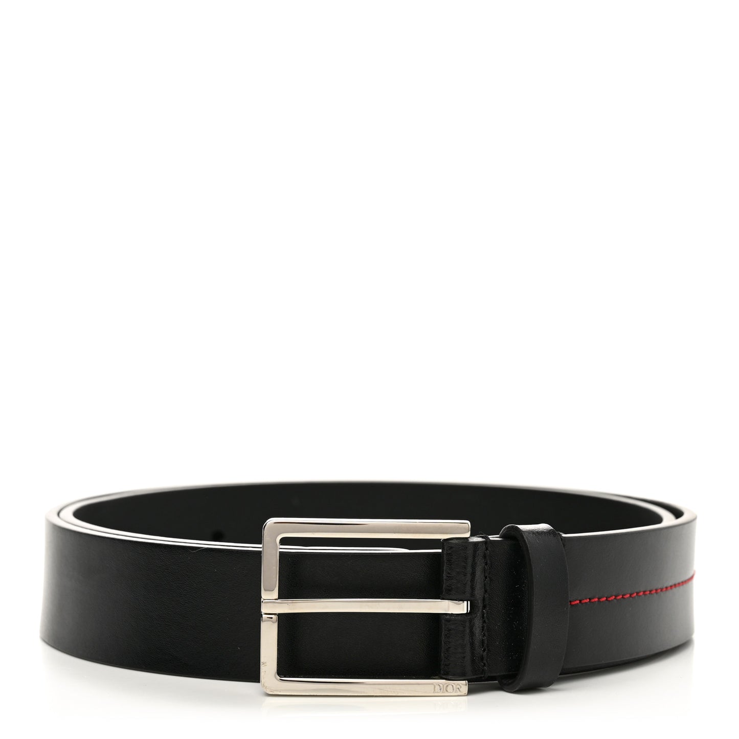 Calfskin Dior Homme 30mm Belt 85 Black