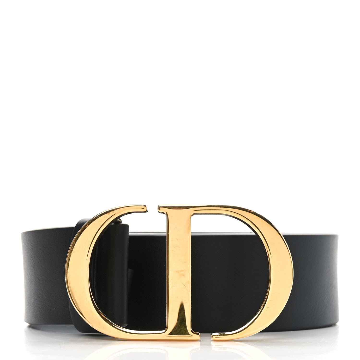 Christian Dior Calfskin CD Belt 80 32 Black 1 of 5