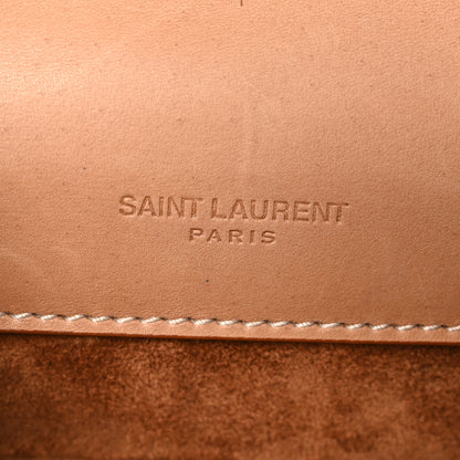 Saint Laurent Smooth Calfskin North South Kaia Satchel Vintage Brown 6 of 10