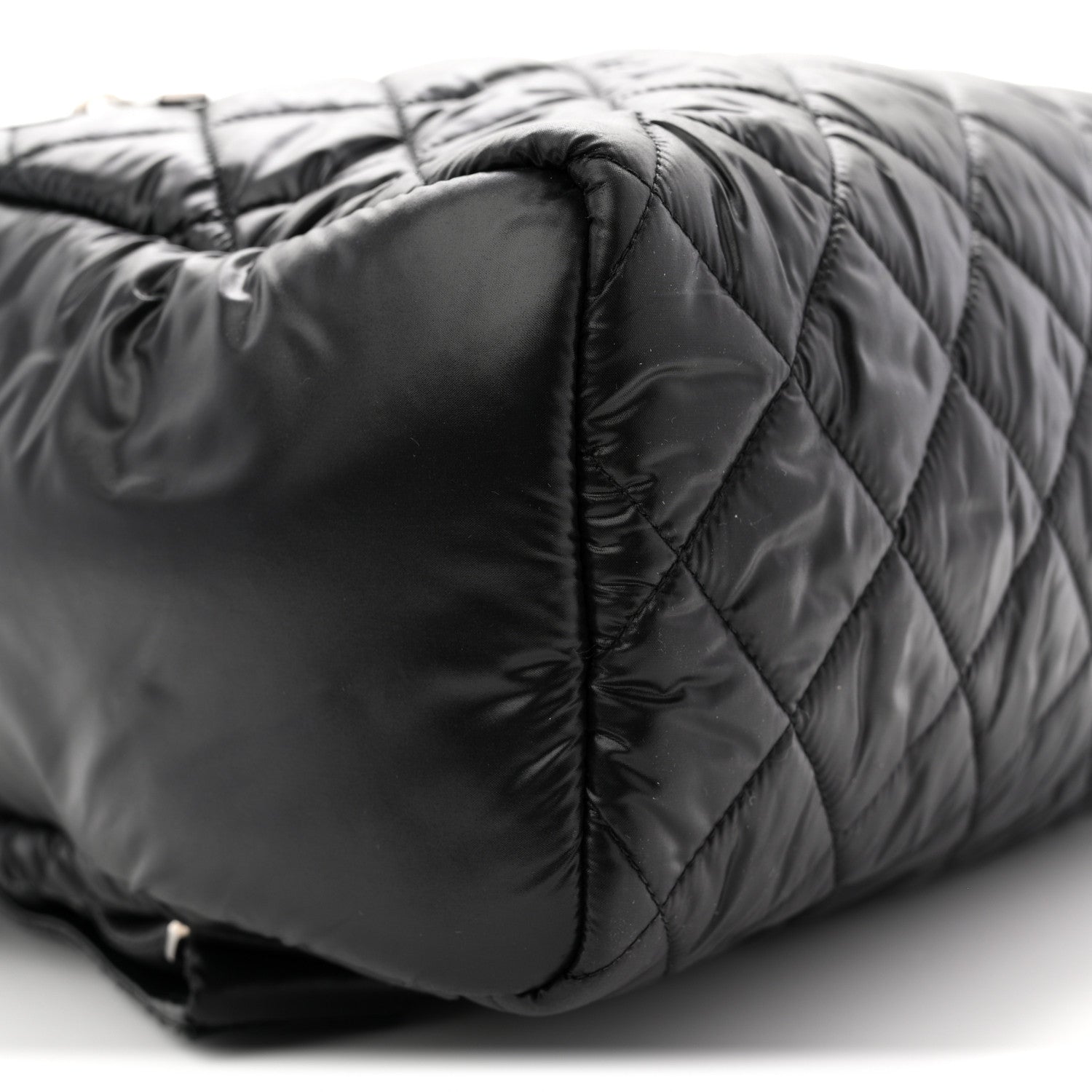 Chanel Nylon Quilted Coco Cocoon Backpack Black 9 of 10