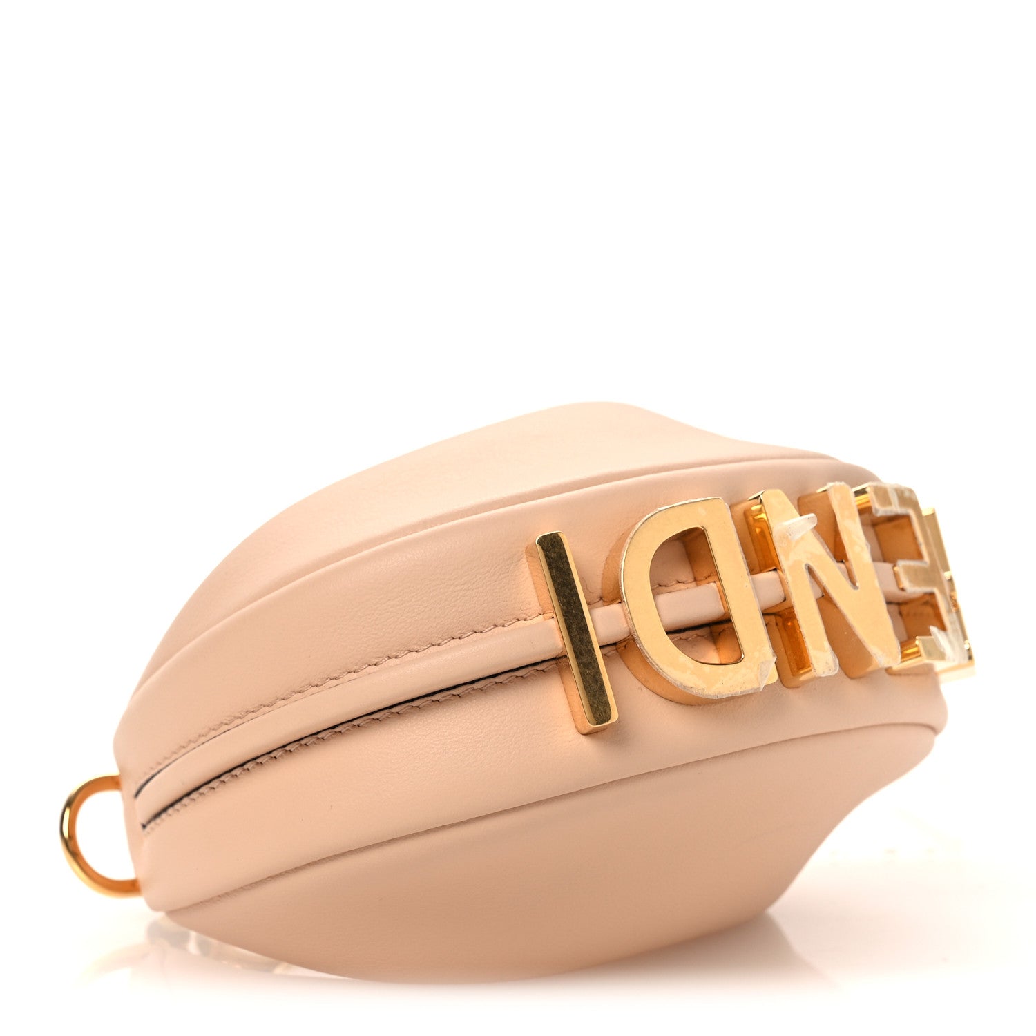 Fendi Vitello Grace Matte Nano Fendigraphy Hobo Charm Light Rose 4 of 12