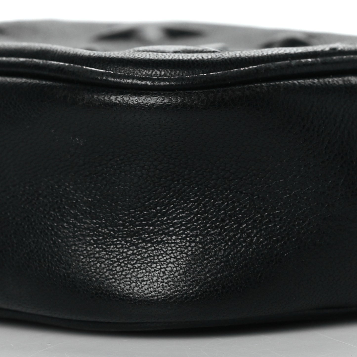 Nappa Embossed Star Monogram Blogger Bag Black