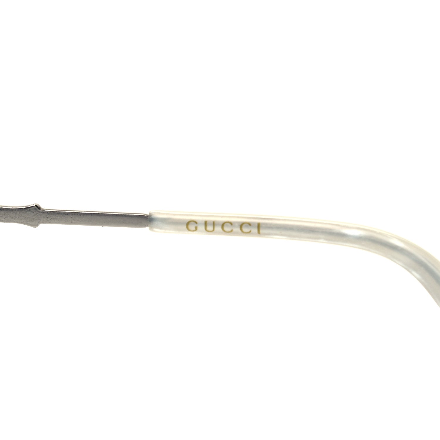 Gucci Crystal Oval Sunglasses GG0620S Silver 6 of 9