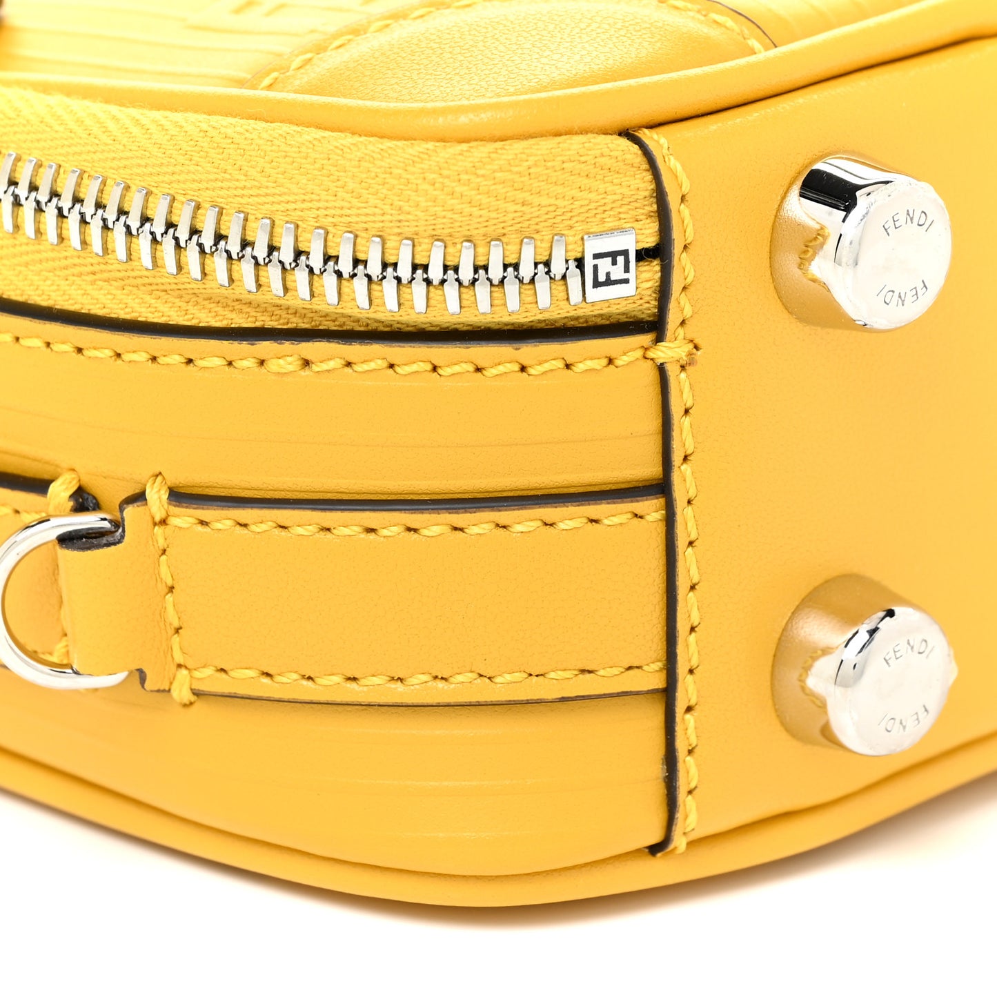 Vitello Astro Rubber Effect Mini Trolley Bag Sunflower