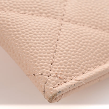 Chanel Caviar Quilted Card Holder Light Beige 10 of 10