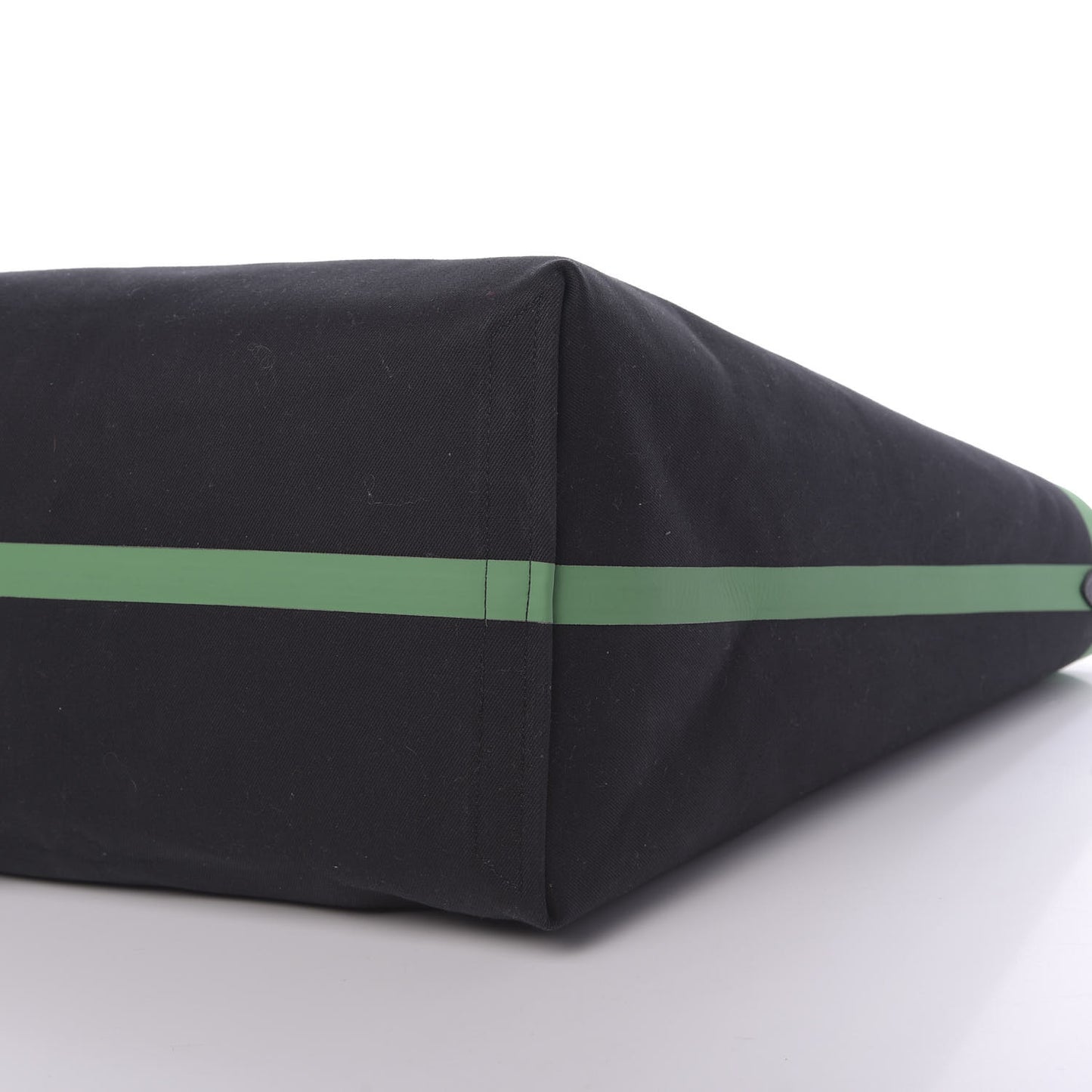 Canvas Giant Logo Graffiti Print Reversible Tote Black Green
