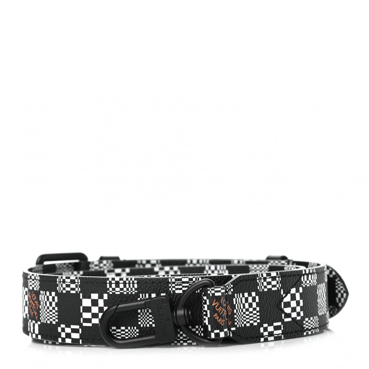 Damier Distorted Keepall Bandouliere Strap Black