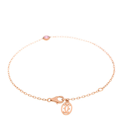 Cartier 18K Pink Gold Pink Sapphire D'Amour Bracelet 2 of 4