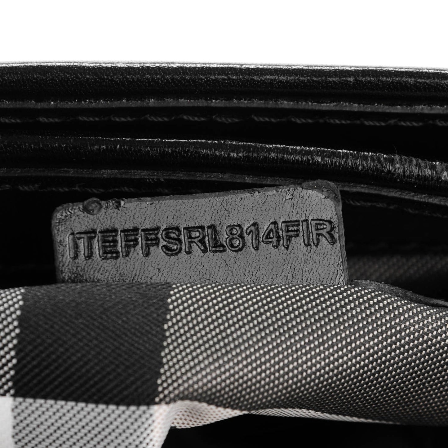 Calfskin Buckle Shoulder Bag Black