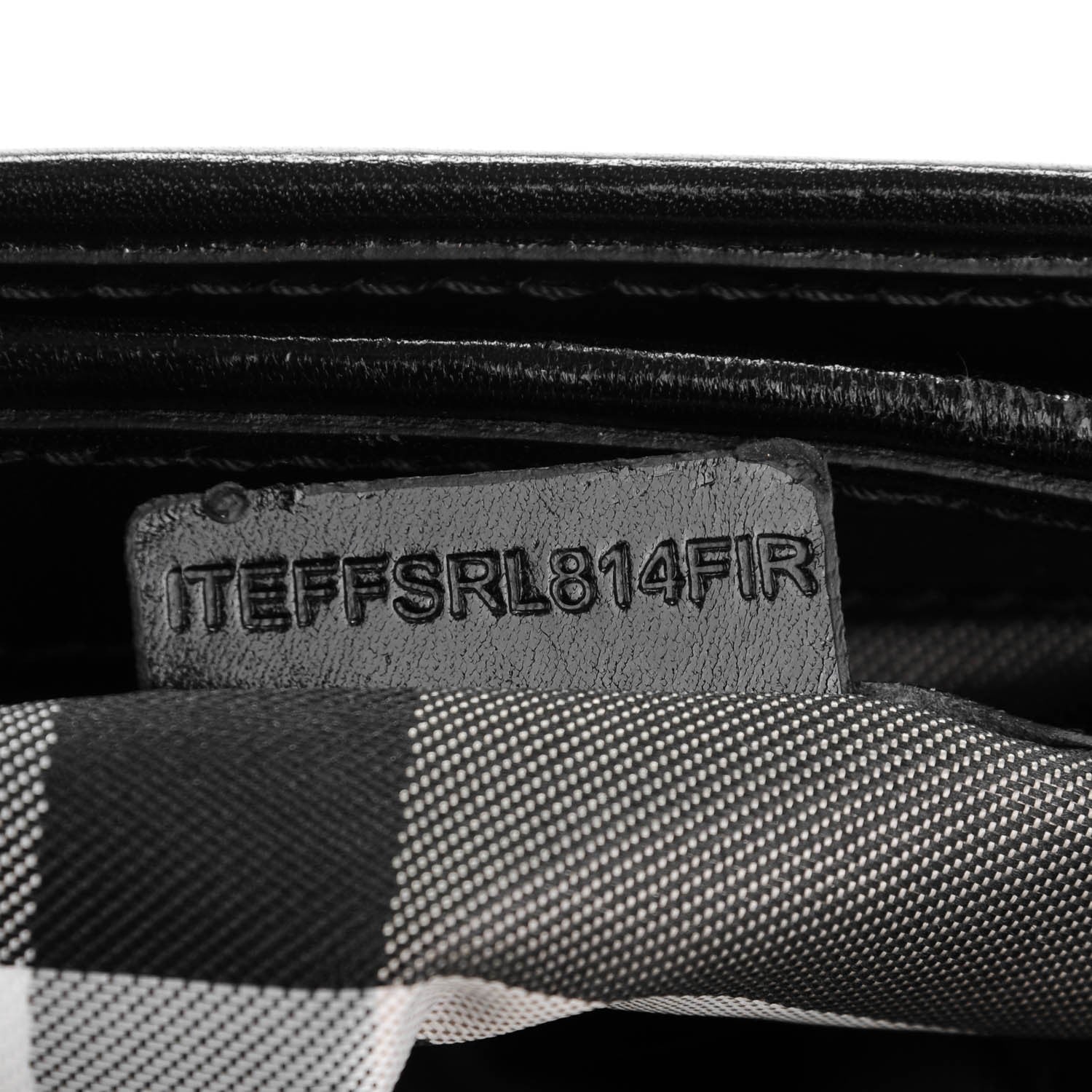 Burberry Calfskin Buckle Shoulder Bag Black 8 of 8