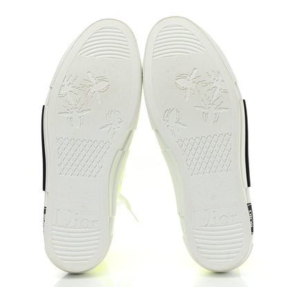 Christian Dior Technical Canvas Oblique Mens B23 High Top Sneakers 44 Yellow 9 of 13