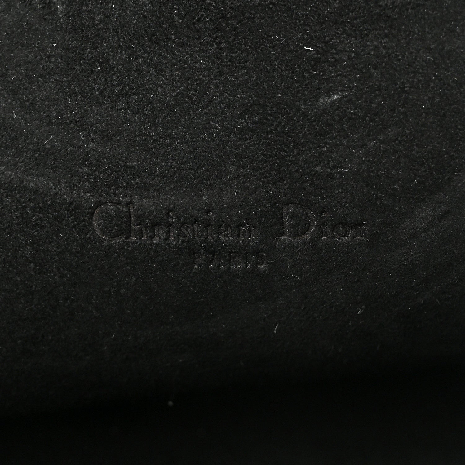 Christian Dior Grained Calfskin Caro Double Pouch Black 6 of 10