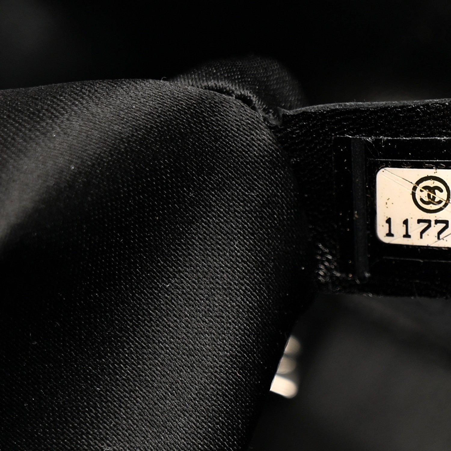 Chanel Satin Quilted Medium Kaleidoscope Flap Black White 7 of 14