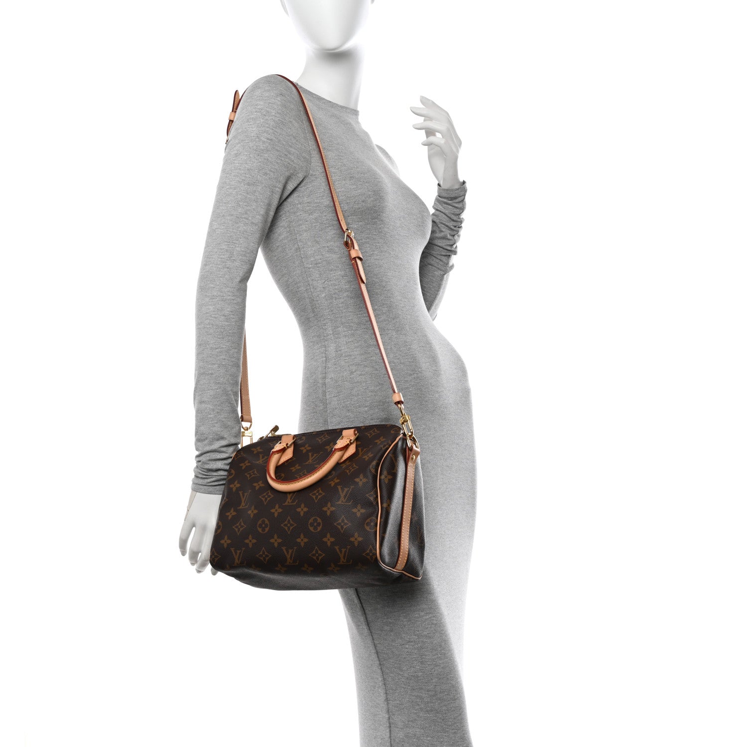 Louis Vuitton Monogram Speedy Bandouliere 25 2 of 10