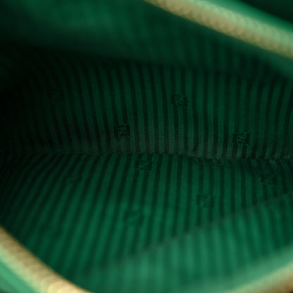 Fendi Vitello Elite Flamingo Regular 2Jours Tote Emerald 6 of 18