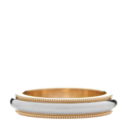 Tiffany Platinum 18K Yellow Gold 4mm Together Milgrain Wedding Band Ring 49 5 3 of 5