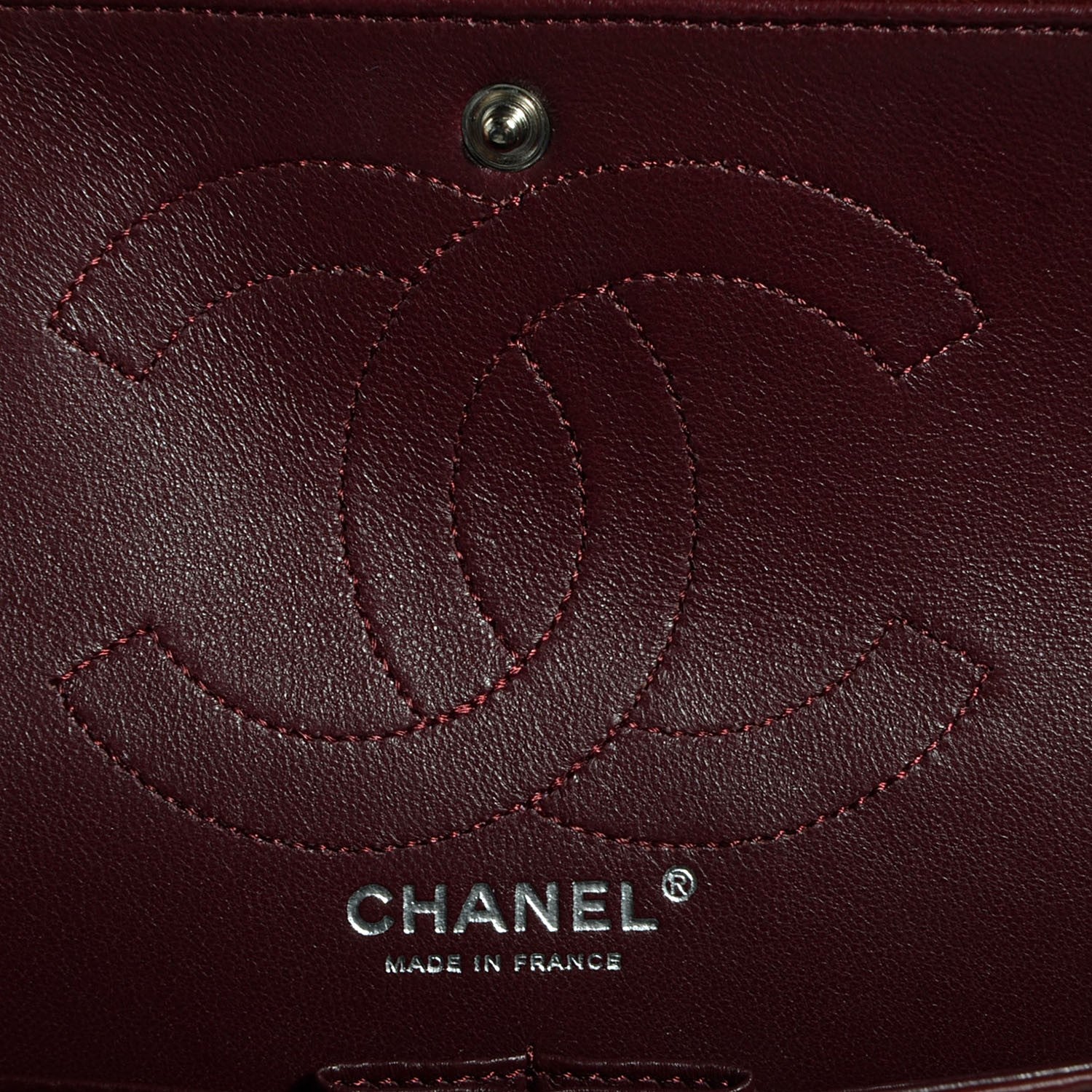Chanel Aged Calfskin 2.55 Reissue 226 Flap Burgundy 7 of 9