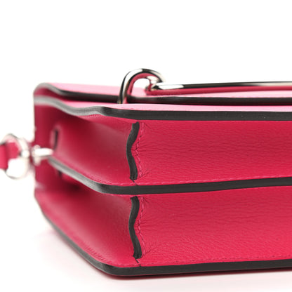 Hermes Evercolor Verso Mini Sac Roulis Framboise Prune 7 of 8