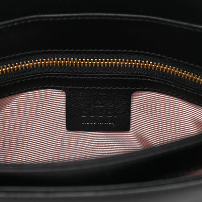 Gucci Vitello Palmellato Lux Small Arli Flap Shoulder Bag Black 6 of 13