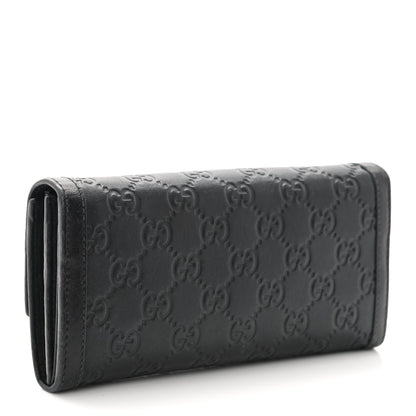Gucci Guccissima Sukey Continental Wallet Continental Wallet Black 3 of 10