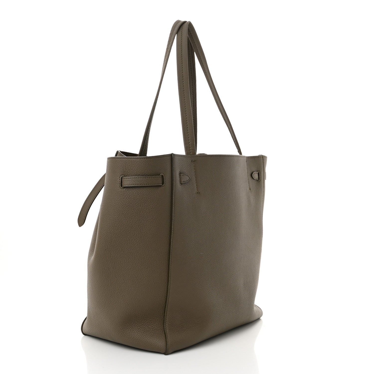 Celine Soft Grained Calfskin Small Belt Cabas Phantom Taupe 3 of 10